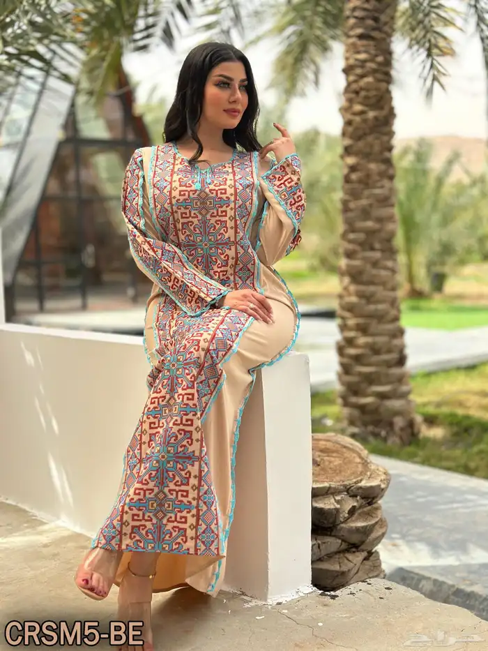 جلابيات سنارة تطريز اردني 13