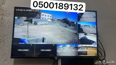 فني تركيب كاميرات مراقبة مع ضمان لمدة عام لتركيب 16