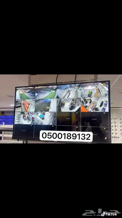 فني تركيب كاميرات مراقبة مع ضمان لمدة عام لتركيب 13