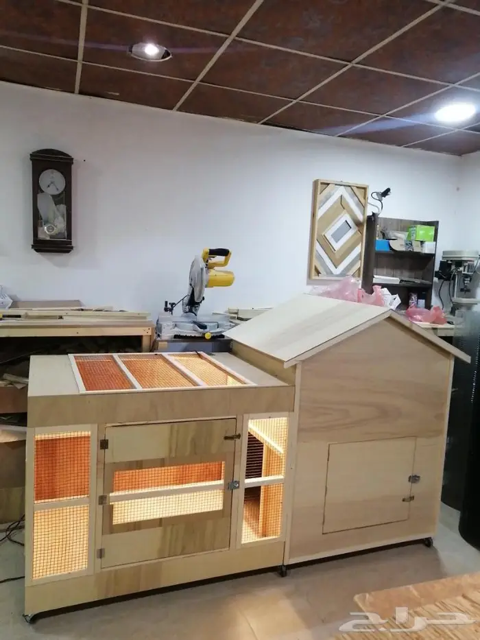 حضيرة دواجن او قطط او أرانب او وبر او كلاب زينه 0