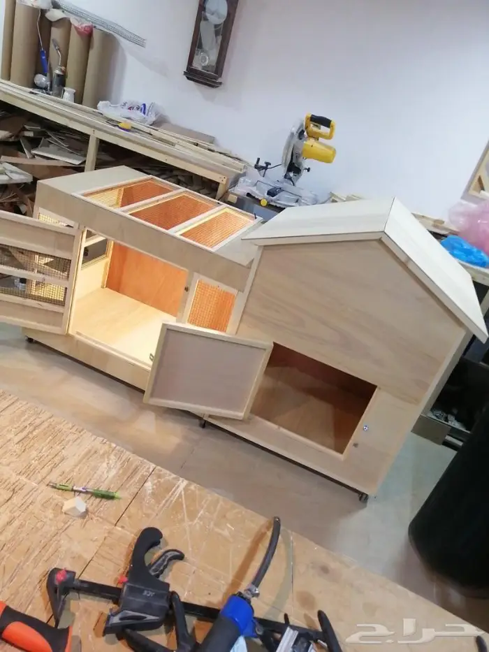 حضيرة دواجن او قطط او أرانب او وبر او كلاب زينه 4