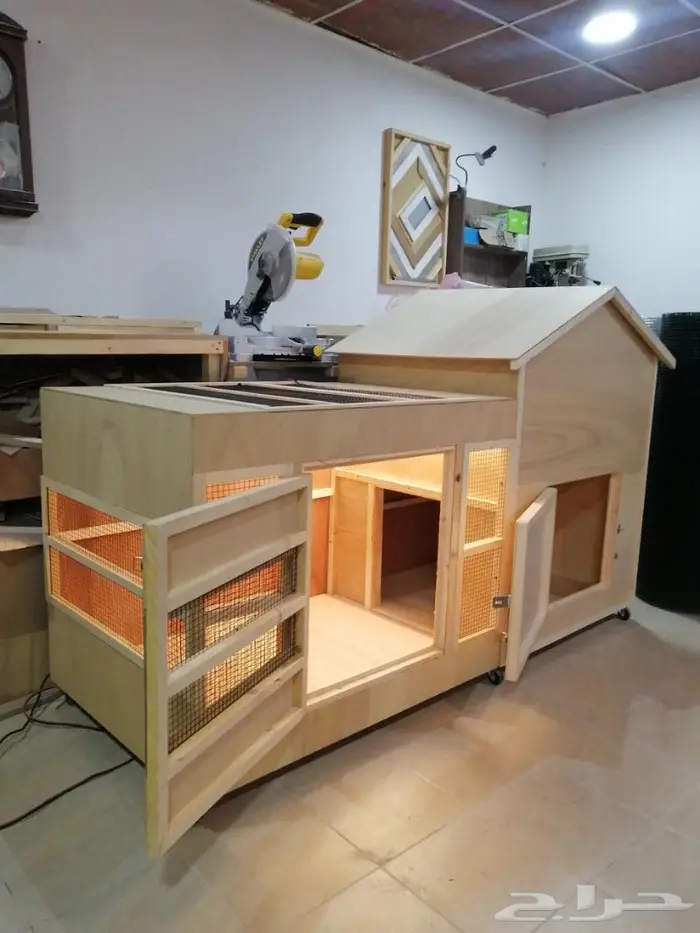 حضيرة دواجن او قطط او أرانب او وبر او كلاب زينه 2