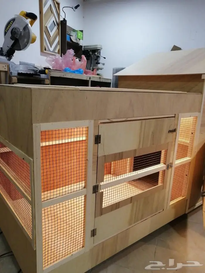 حضيرة دواجن او قطط او أرانب او وبر او كلاب زينه 7