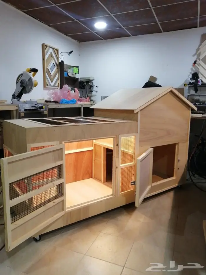 حضيرة دواجن او قطط او أرانب او وبر او كلاب زينه 5