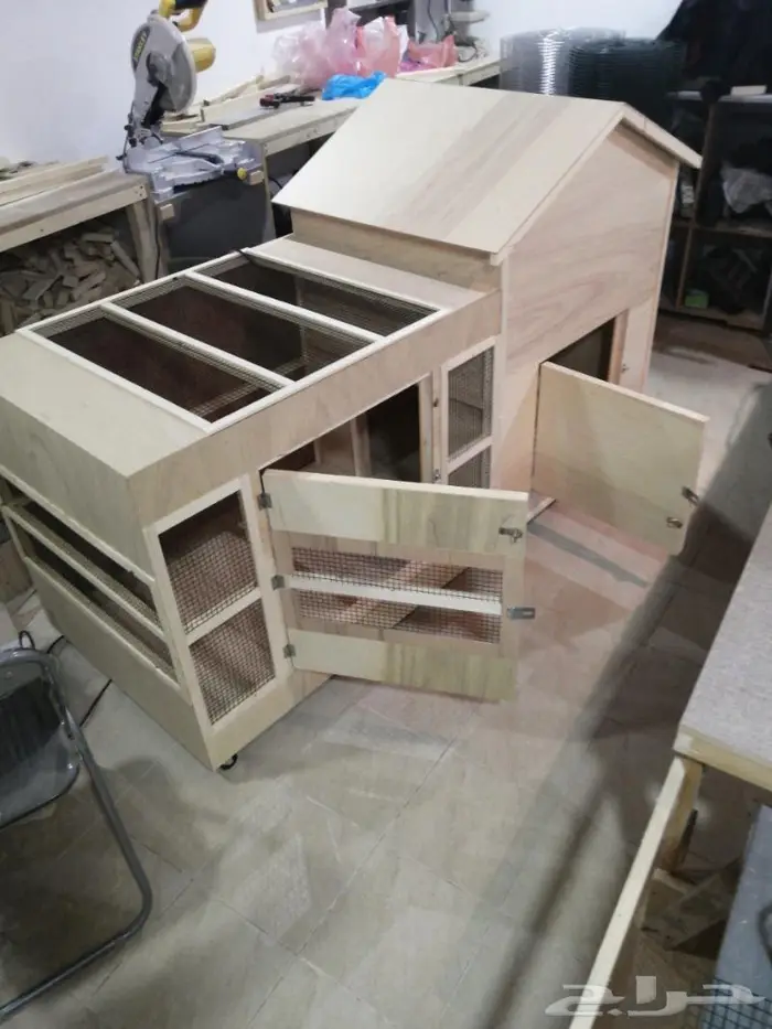 حضيرة دواجن او قطط او أرانب او وبر او كلاب زينه 17