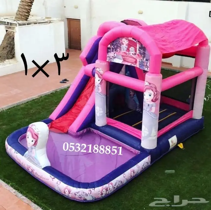 تاجير نطيطات متنوعه...نطيطات للايجار روعه.ملعب صابوني الرياض 8