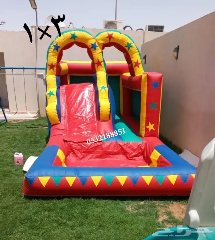 تاجير نطيطات متنوعه...نطيطات للايجار روعه.ملعب صابوني الرياض 5