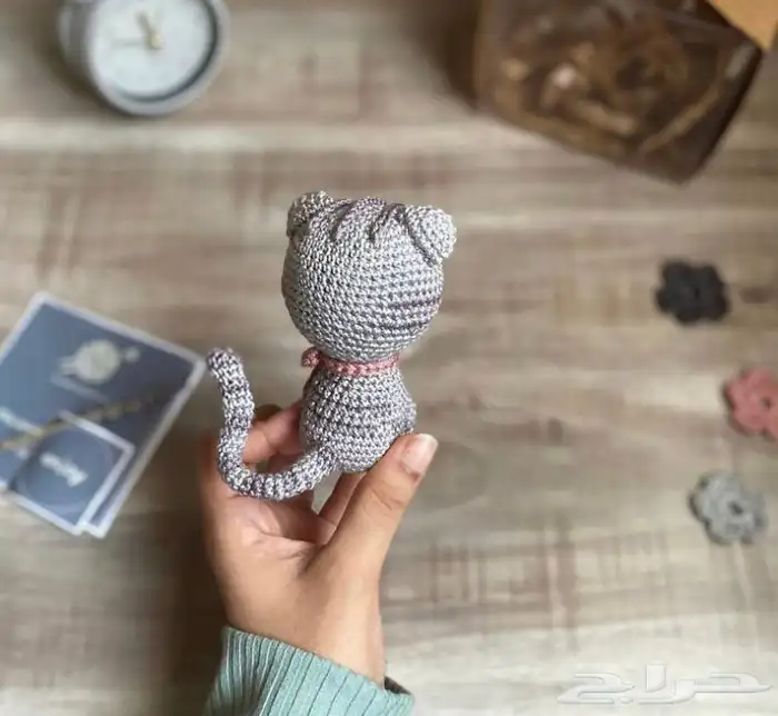 قطه بالكروشيه 1