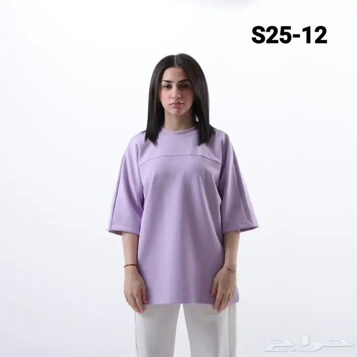 تيشيرتات اوفر سايز  بشكل جديد 0