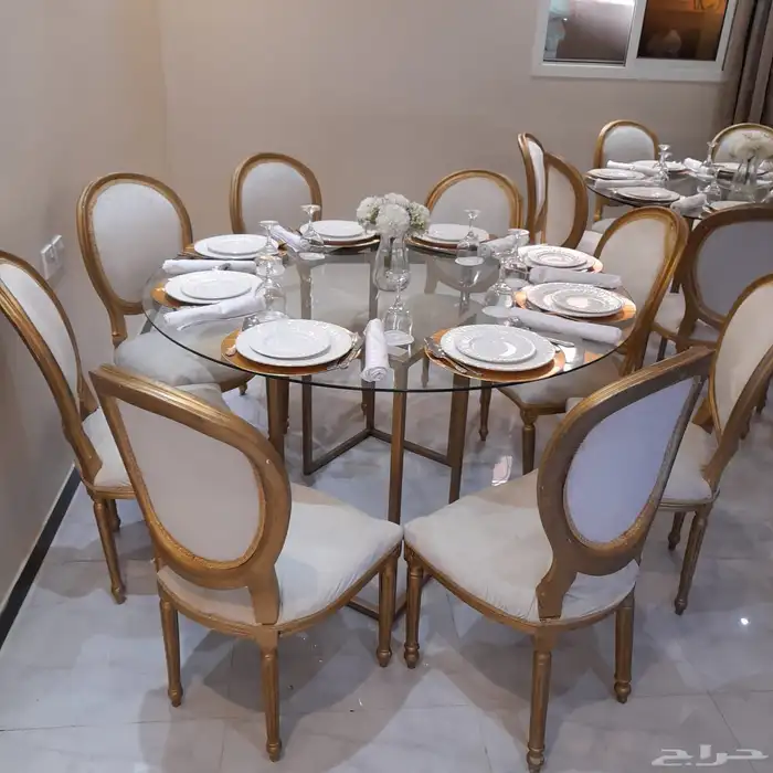 ايجار طاولات طعام وكراسي - تأجير 10