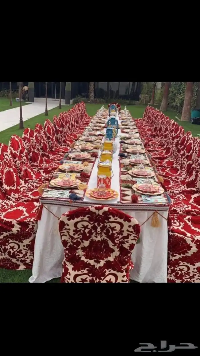 ايجار طاولات طعام وكراسي - تأجير 17
