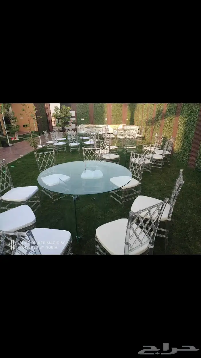 ايجار طاولات طعام وكراسي - تأجير 8