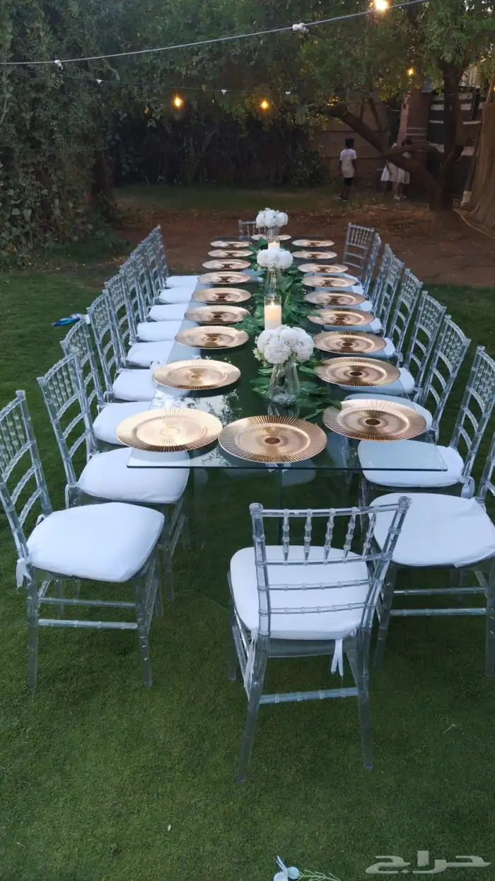 ايجار طاولات طعام وكراسي - تأجير 16