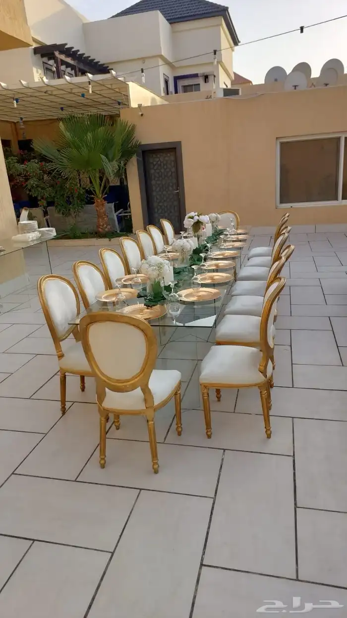 ايجار طاولات طعام وكراسي - تأجير 15