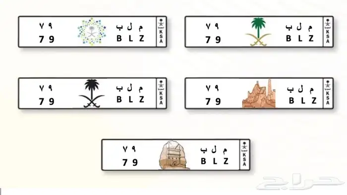 لوحه مميزه رقمين 79 0