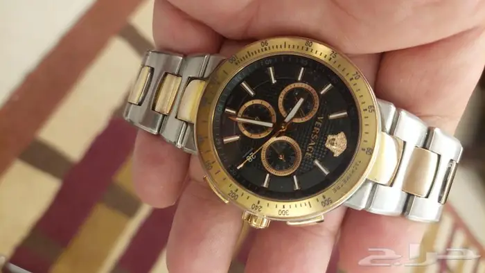 ساعة نوع فيرساتشي Versace كرونوغراف رجالية حجم كبير سويسري 5