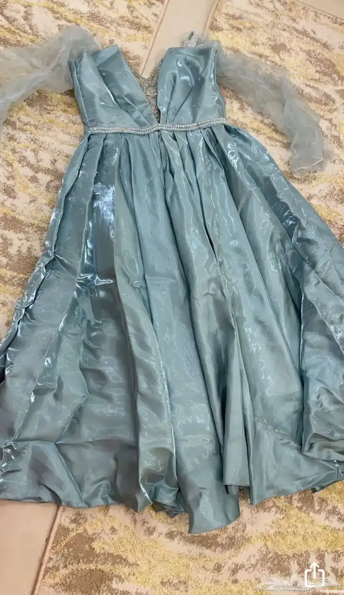 فستان سهرة لماع فساتين نسائية فخمة ازياء انيقة ملابس كلوش 0