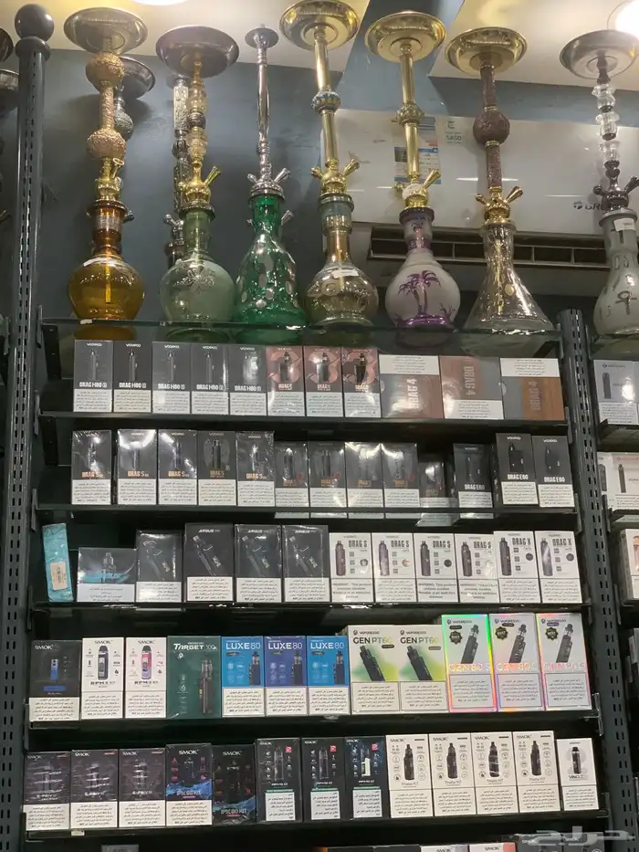 شيش ايجار شيشه الكترونية سحبات جميع انواع النكهات 15