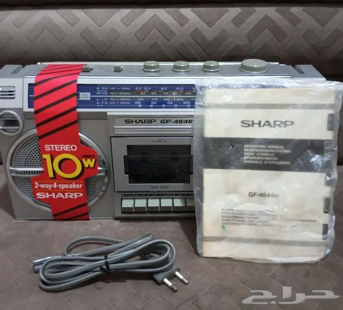 مسجل كاسيت شارب SHARP قديم .. 1