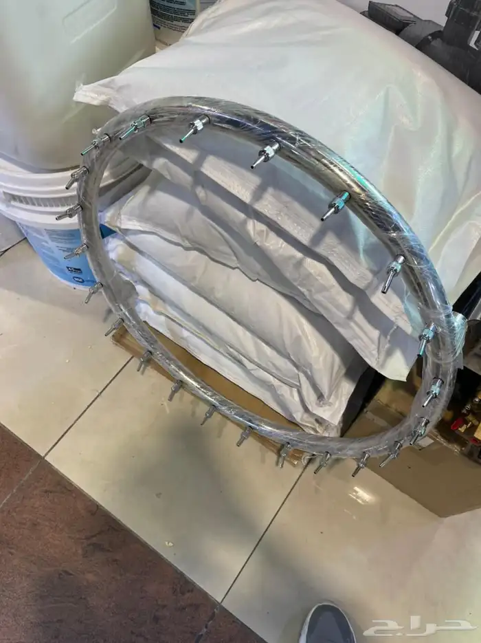 نافورة بلورية ومصبات ستيل 2