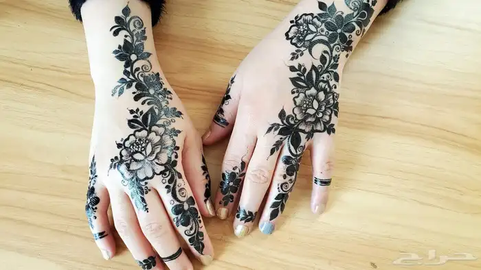 قرب العيد..تحني وانتي في البيت بدون زحمة الصالون 5