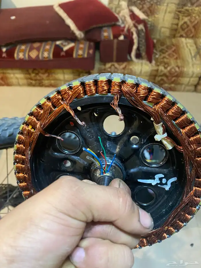 صيانة دينمو سكوتر دينمو دراجة كهربائية 17