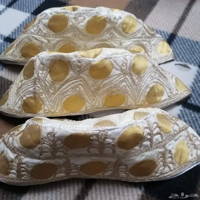 طوقي زري فضي وذهبي 22