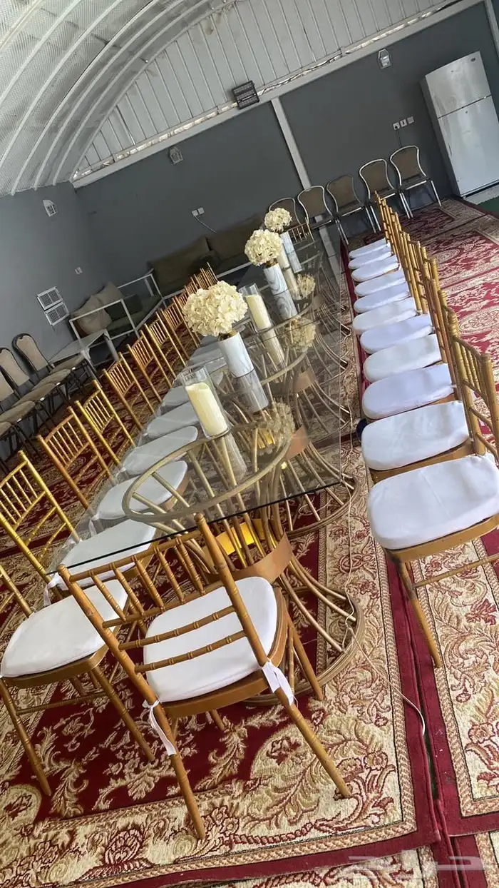 كنبات تاجير جنبات متنوعه مفرد وطويله مع الكراسي 30