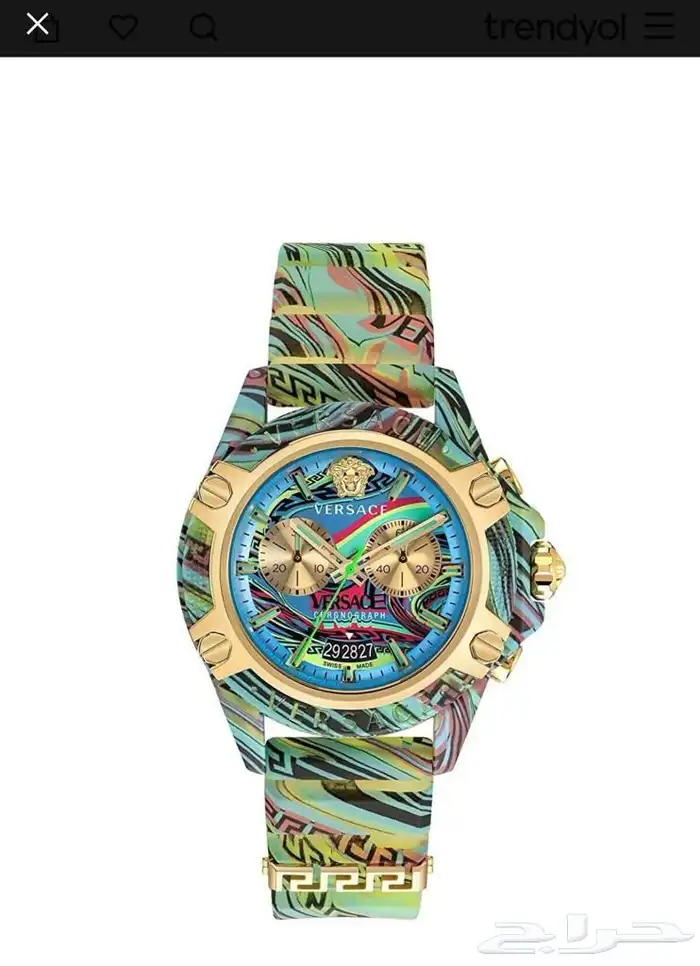 ساعة فرزاتشي Versace اصلية نادر 2023 0