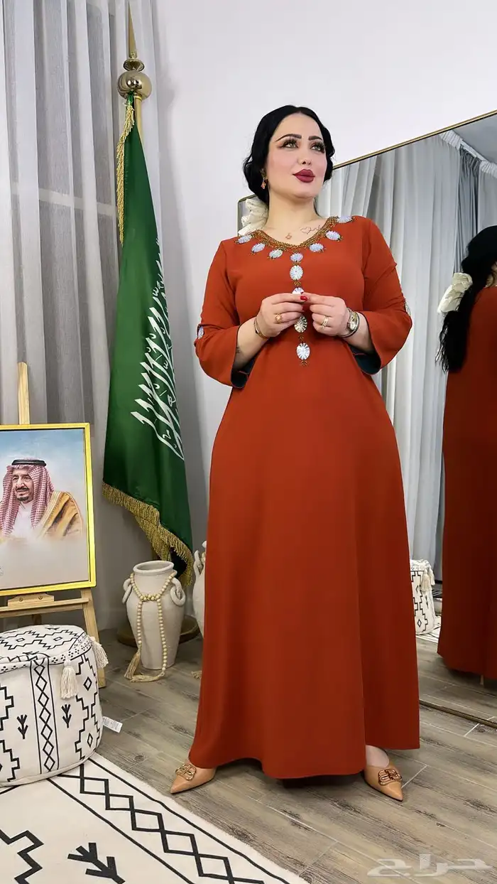 جلابيات فخمه. تطريز خرز 7