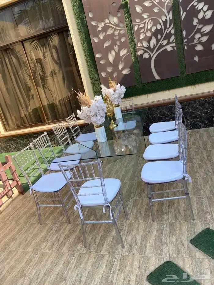 كنبات تاجير جنبات متنوعه مفرد وطويله مع الكراسي 34