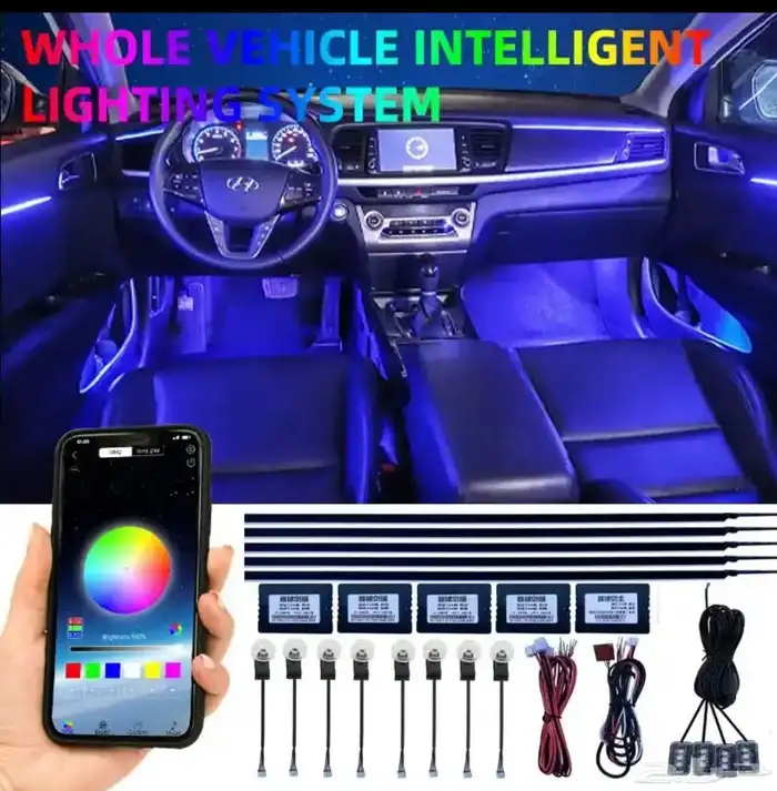 تركيب الياف و ليد الابواب شكل مرسيدس 4
