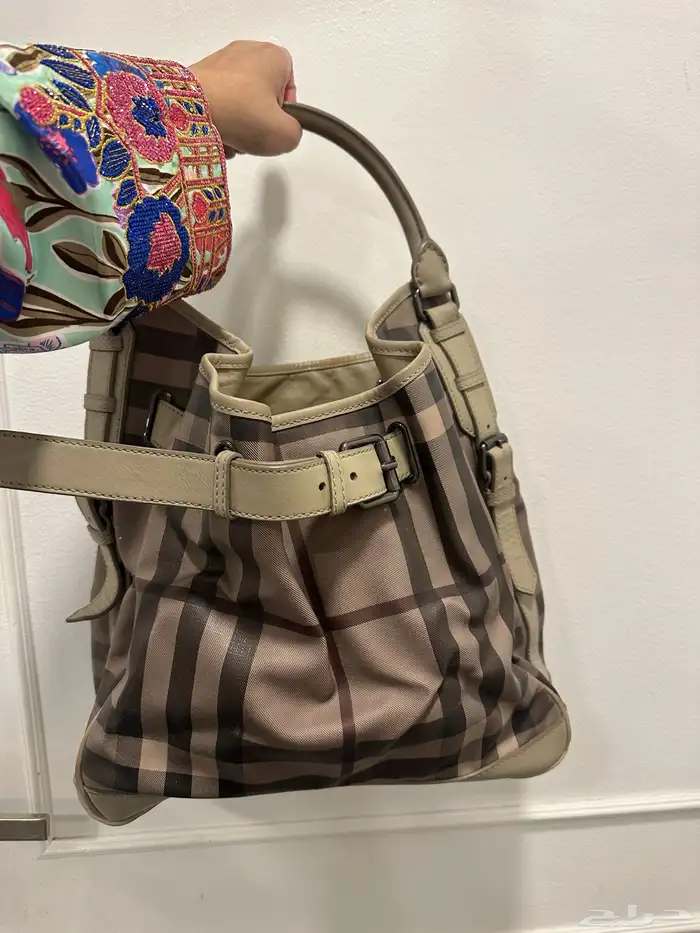 شنطة بربري كاروهات بدون ملحقات 0