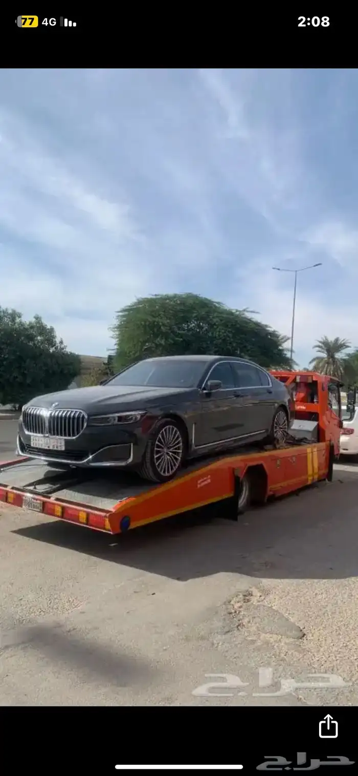 سطحه بريده لنقل السيارات 1