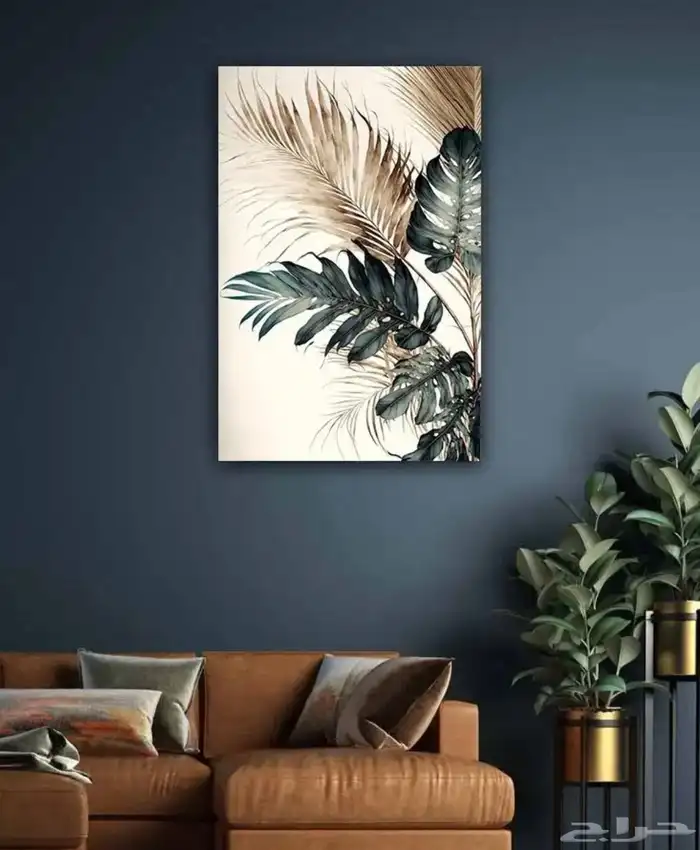 لوحات كانفس مع برواز التصميم لي تبيه 22