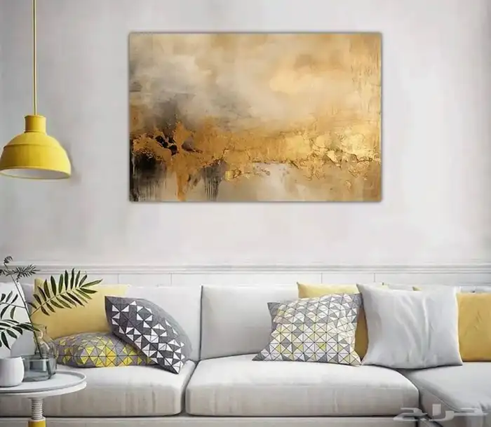 لوحات كانفس مع برواز التصميم لي تبيه 23