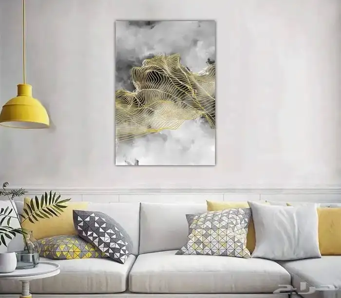 لوحات كانفس مع برواز التصميم لي تبيه 26