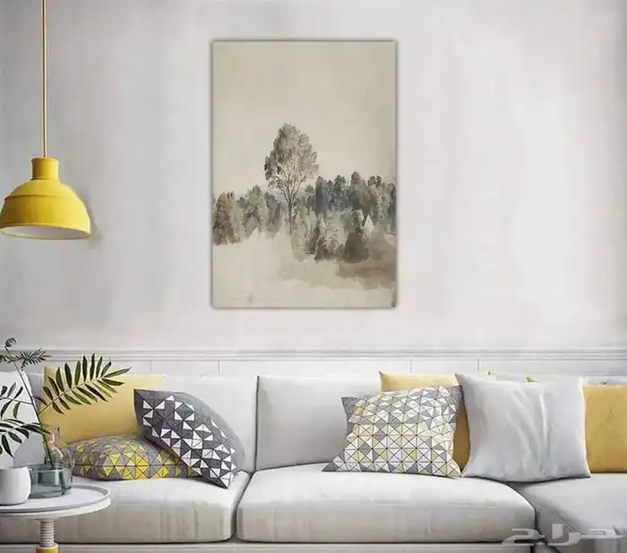 لوحات كانفس مع برواز التصميم لي تبيه 25