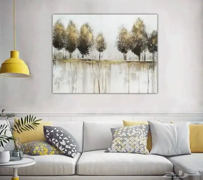 لوحات كانفس مع برواز التصميم لي تبيه 24