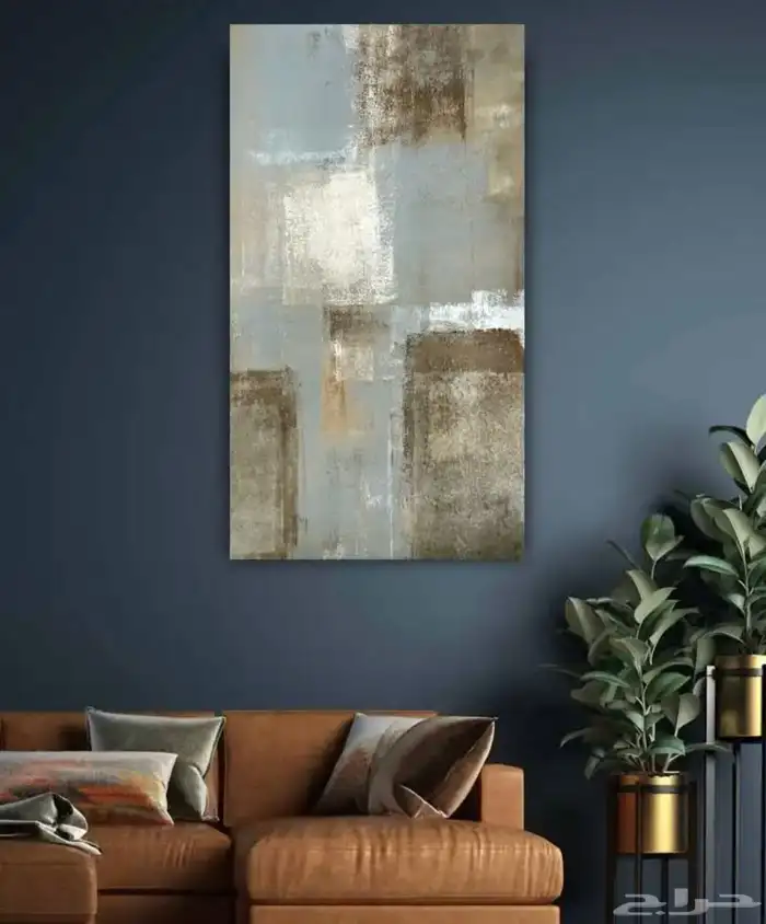 لوحات كانفس مع برواز التصميم لي تبيه 19