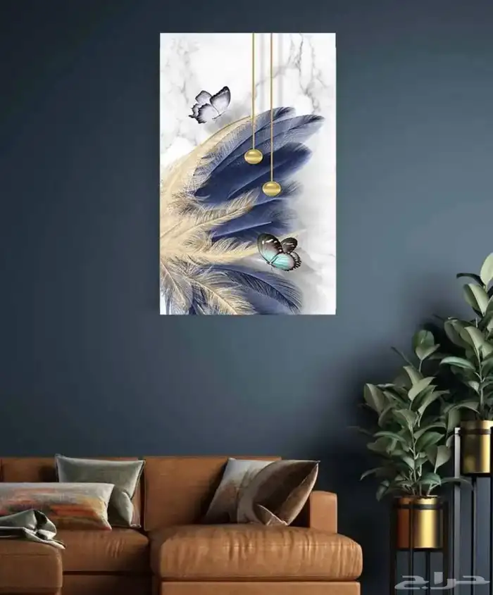 لوحات كانفس مع برواز التصميم لي تبيه 18