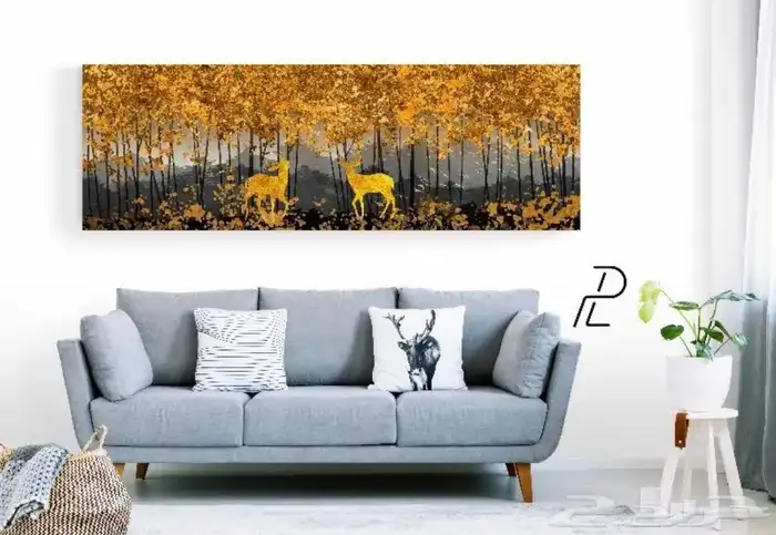 لوحات كانفس مع برواز التصميم لي تبيه 6