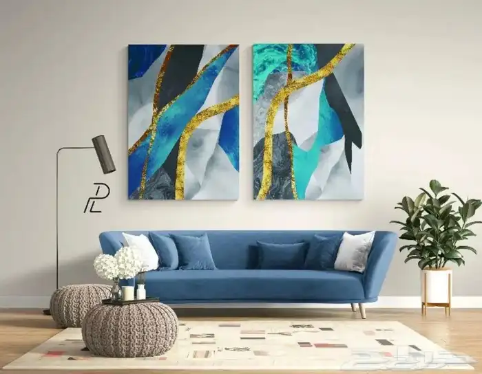 لوحات كانفس مع برواز التصميم لي تبيه 2