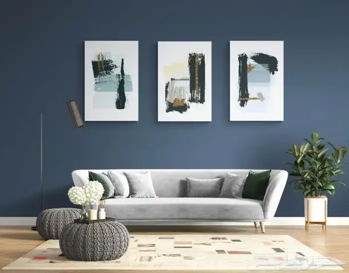 لوحات كانفس مع برواز التصميم لي تبيه 17