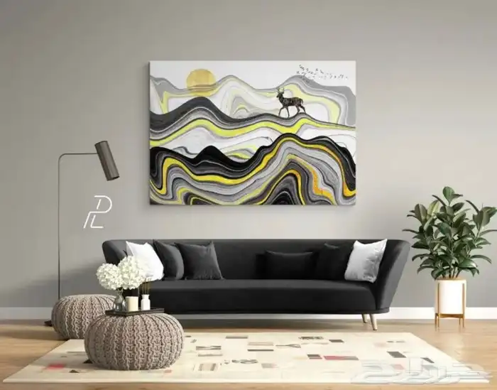 لوحات كانفس مع برواز التصميم لي تبيه 7