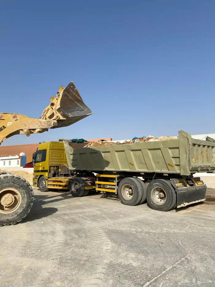 تريله للإيجار اليومى والشهرى وتوريد جميع المواد 1