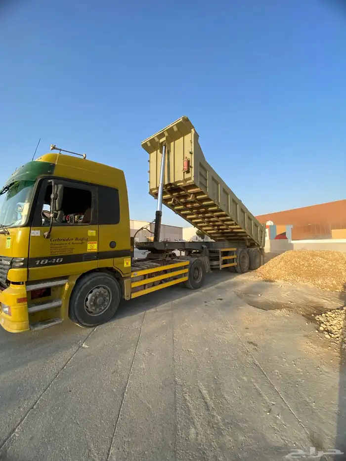 تريله للإيجار اليومى والشهرى وتوريد جميع المواد 3