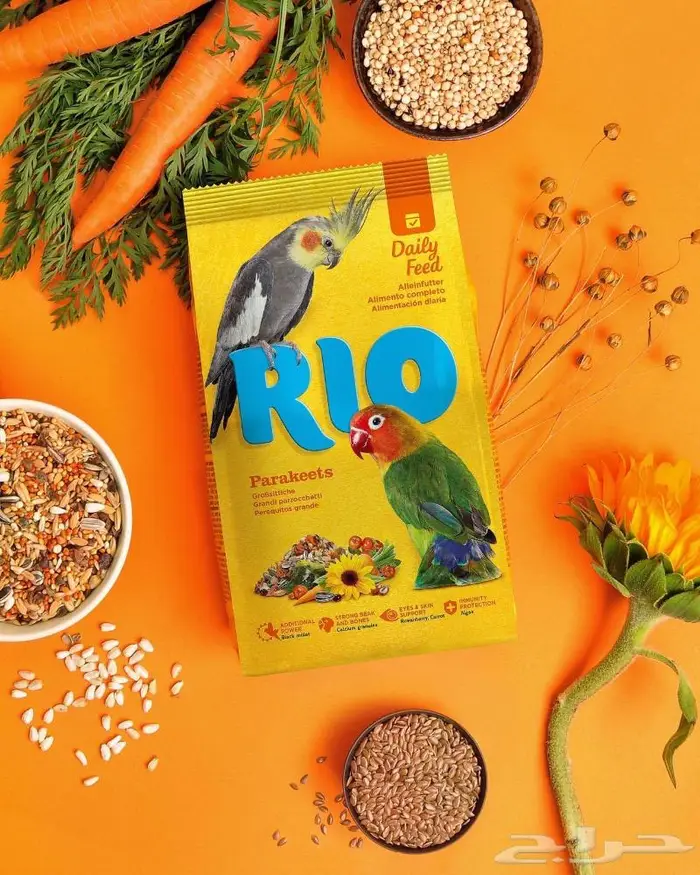 اكل طيور سيريلاك مكملات غذاء انتاج روز كاسكو مكاو كروان 13