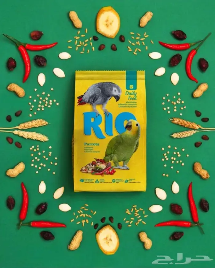 اكل طيور سيريلاك مكملات غذاء انتاج روز كاسكو مكاو كروان 8