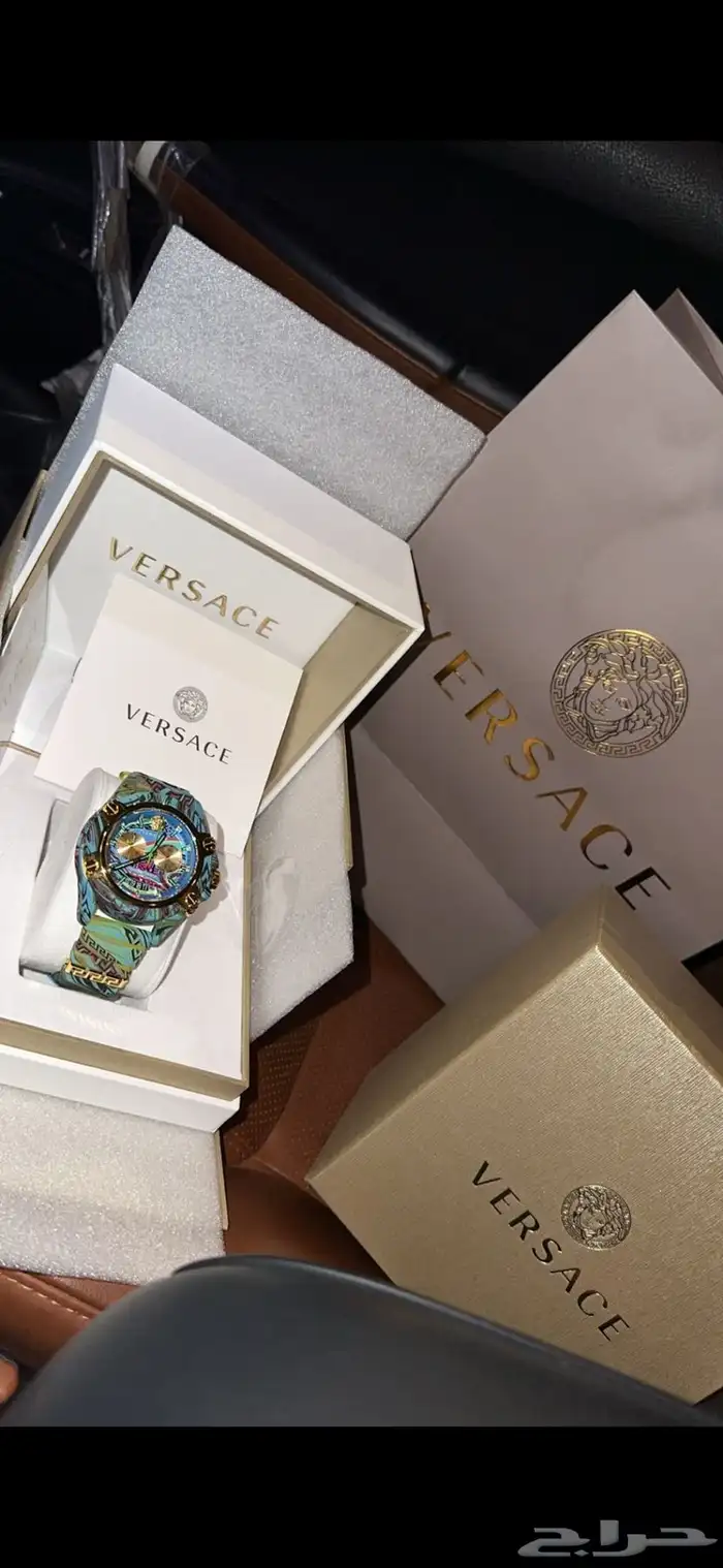 ساعة فرزاتشي Versace اصلية نادر 2023 2
